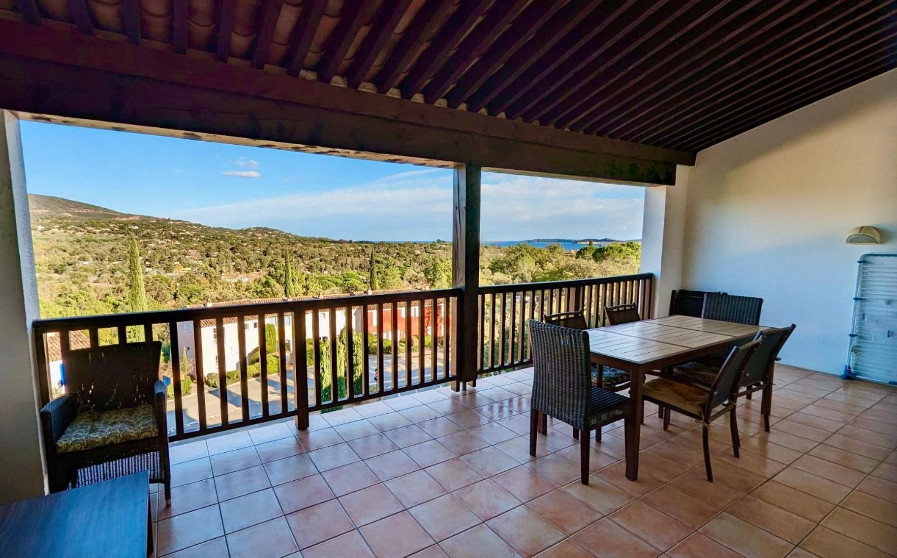 Les Restanques Cabriere 3123 Vue Mer 3 Chambres Гримо Екстер'єр фото